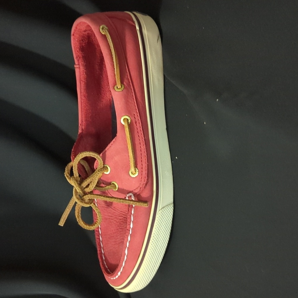 Sperry topsiders, red, size 8. Excellent condition. - Picture 9 of 11